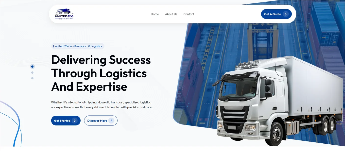 United 786 Inc. - Modern Truck Dispatch & Freight Management Platform